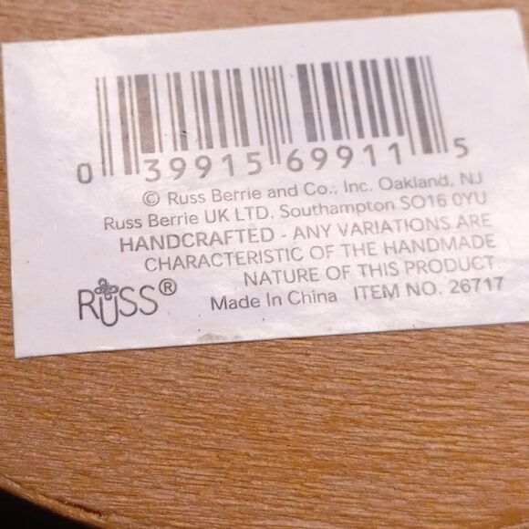 Russ Oval Trinket "Shaker" Wooden Nesting Boxes Folk Art Design (3) Cottagecore - Picture 5 of 11